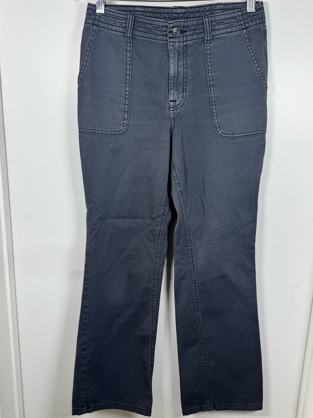 PRANA Utility Denim Carpenter Style Jeans Pants Women’s 2 Black Active Outdoor
